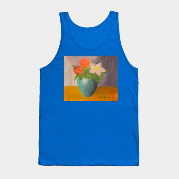 Blue Vase Tank Top by RainbowStudios